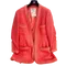 CHANEL Vintage | 桃粉色四口袋毛呢罩衫外套