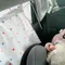 彩色點點車用防曬窗簾