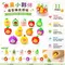 水果橡皮桶｜造型橡皮擦組｜水果小夥伴｜趣味橡皮擦｜療癒文具｜鳳梨｜馬卡龍色系｜文具用品｜文創商品｜開學用品