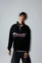 NIHOW made｜草寫LOGO半拉鍊大學TEE(黑)