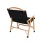 居合椅 - 原木黑色(標準版、加寬版) Foldable and Detachable Wooden Chair - Raw Wood Black Color (Standard Version, Wide Version)