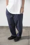 REPUTATION WASHED PLEATED TROUSER - N113 / D - PANTS.FW - 舊化水洗工作褲 / 藍