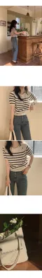 Slowand made－Base Denim中藍色小直筒牛仔褲：4 size（有加長版本）
