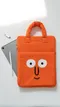 nounou누누－Tablet Bag Orange：橘色表情平版筆電包(14inch內)