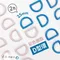 【新色到!】25mm 彩色樹酯 D 型環 ( 5色 )