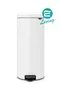 【缺貨】BRABANTIA PEDAL BIN 白色 時尚腳踏式垃圾桶 30L #111785