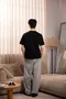 NIHOW made 布。完美短袖重磅TEE(黑)