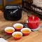 【吉祥如意3】如意茶壼設計、亮彩造型旅行茶具(1壼4杯)