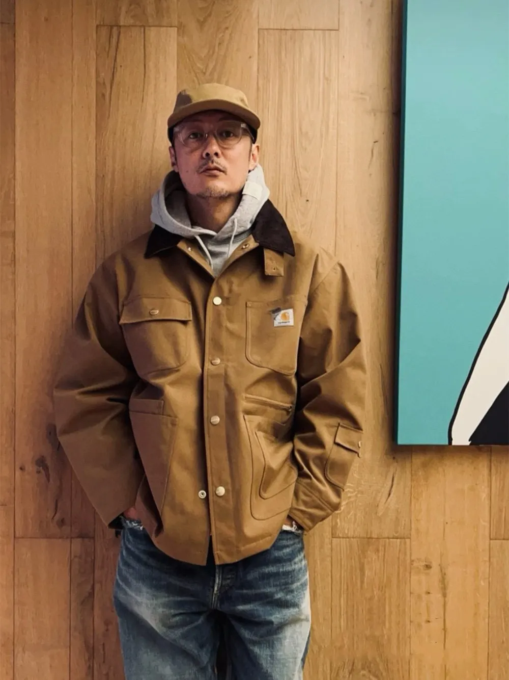 Carhartt WIP x INVINCIBLE 23SS 卡哈特聯名Michigan Jacket 燈芯絨