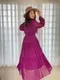 紫荊浪漫雪紡洋裝