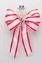 聖誕跳色蝴蝶結(W918G/Christmas Gradient Butterfly Bow) ｜手作｜布置｜白色｜緞帶用途