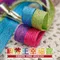 S018 亮蔥線平織帶 10mm  (S018 Glitter Woven Ribbon -10mm)