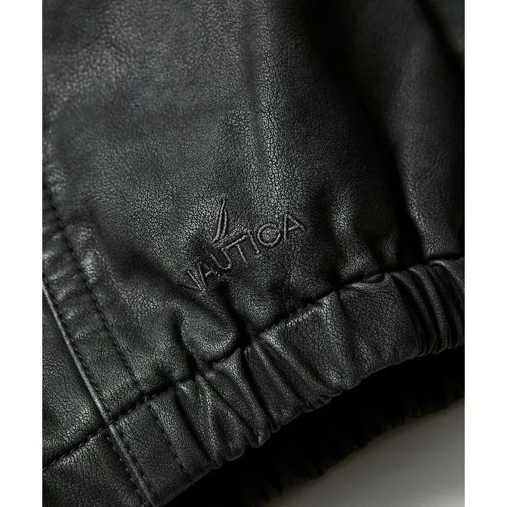 Leather Faded NAUTICA Vegan Blouson レザー
