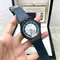 【RODGER PARKER】極光系列-鑲真鑽牛皮錶帶機械腕錶-白藍