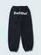 【23FW】BADBLUE 經典LOGO休閒寬褲(深藍)