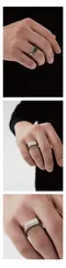 【22SS】Scaletto Black 切角造型戒指