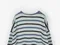 LINENNE－baby over tee (mint/stripe)