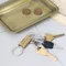 Brass Keyholder with Vintage Key
