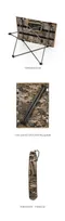 【the earth】 CORDURA 輕量折疊桌－綠迷彩/黑迷彩