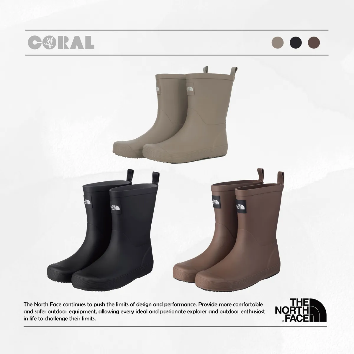 THE NORTH FACE CLASSIC RAINBOOTS經典雨鞋NS84R14