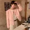 LINENNE－clair tweed jacket (sand pink)