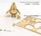 JIGZLE ® 3D-木拼圖 - 旋轉的公雞