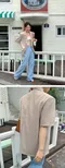beginning－淺藍靴型牛仔褲：3 size