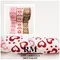 PR4100  愛心 情人節質感織帶 38mm (Valentine's Day Heart Woven Ribbon -38mm)