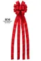 深情愛意蝴蝶結 (KF1495GR-7/Affectionate love Bow) ｜手作｜布置｜裝飾｜大蝴蝶結｜愛心｜拷克｜鐵絲邊