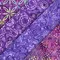 【網購獨家】Tonga Batiks 蠟染布-"Happy"系列：星塵紫光 (4色)