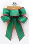 綢緞雙色聖誕蝴蝶結 (W743-10/Silk satin dual-tone Christmas Butterfly Bow) ｜手作｜布置｜聖誕｜緞帶用途
