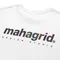 【22FW】 mahagrid 反光彩紅色Logo長袖上衣（白）