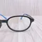 ㊕EGK兒童館-中大童款 | EG-Plus UV420濾藍光眼鏡 | TR材質小橢圓亮黑款5003C1