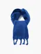預購【23FW】Fallett 刺繡文字LOGO圍巾(藍)