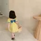 韓國大蝴蝶結公主連身裙（黃/粉）現貨120.130