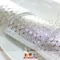 W296S 鐵絲蛇皮紋感銀蔥緞帶 63mm  (W296S Dazzling Metallic Ribbon Silver 63mm )