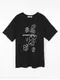 LINENNE－flower drawing tee (3color)：花朵短袖上衣