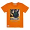 【超能者宇宙】FLYBALL CAT 8BIT像素款-兒童短袖T恤(亮橘)