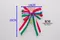 條紋三色配蝴蝶結 (K1087-1/Striped Tricolor Butterfly Bow) ｜手作｜布置｜裝飾｜緞帶用途｜綠色