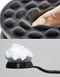 日本COGIT超輕透明肌竹炭超濃密泡泡沐浴刷906701(70萬根極細毛for柔滑美肌;波浪鏤空握柄)按摩刷洗澡刷背刷