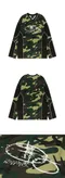 【24FW】Romantic Crown LOGO訊號拼接長袖上衣(迷彩)