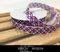 PR2980-6-TS001 紫色亮蔥幾何圓圈印刷緞帶 16MM (PR2980-6-TS001 Purple Geometric Circle Ribbon 16MM )