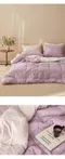 韓製寢具MAATILA－Doze 60支高密度純棉內刷毛棉被：薰衣草紫色！