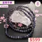 🌸貞緣水晶飾品🌸AB025堇青三圈手鍊4+mm/三圈
