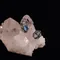 天然礦物 | 海藍寶小蛋面花邊純銀耳環