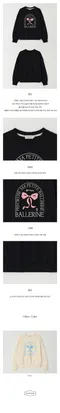 ourhope－Ballerine Sweatshirt 線圈大學T