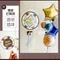 驚喜氣球：訂製款-學院風生日球束+贈蛋糕透明插牌 [DB0090]