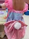 現貨▸ 粉色嫦娥兔子洋裝