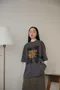 美式復古寬棉衫-三色