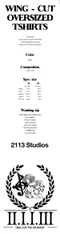 【22SS】2113 Studio 胸前音符短袖上衣(白)